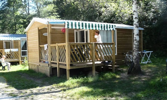 Saint-Theoffrey House | Flower Camping Ser Sirant * - Mobile Home Standard Loggia 26m2 - 2 bedrooms + covered terrace 9m2 + TV 6 persons