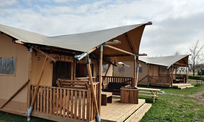 Bant RV Rental | Forest-edge Glamping Tent
