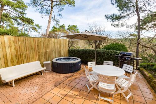 Pyla-sur-Mer Apartment | Forest flat/Terrasse-spa-bbq-10min à pieds de la plage