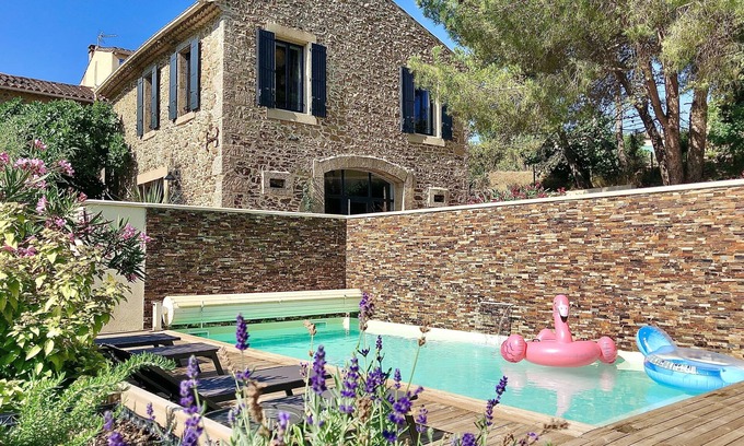 Montseret House | Former renovated forge with swimming pool, air conditioning and luxury services
