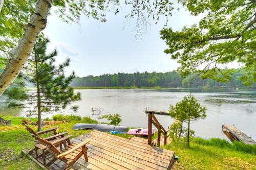 Solon Springs House | Four-Season Lake Cabin with Canoe and Paddle Boat!