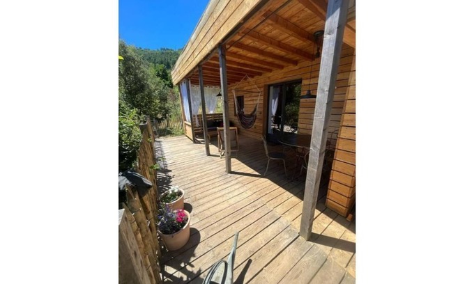 Sainte-Croix-Vallee-Francaise House | Ecogîte 2 in the Cévennes: Nordic bath with view