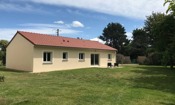 Sainte-Marie-du-Lac-Nuisement House | Maison Neuve Avec Garage 200m du Der 6 Couchages