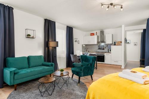 Wolfsburg Apartment | FREE LIVING - City Design Apartments, Zentrum, Outlet, Balkon, Küche