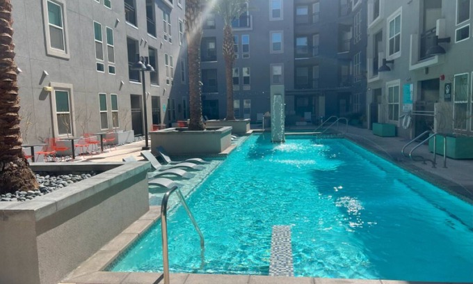 Downtown Las Vegas Apartment | Fremont Street Experience No Resort Fees, Free Parking