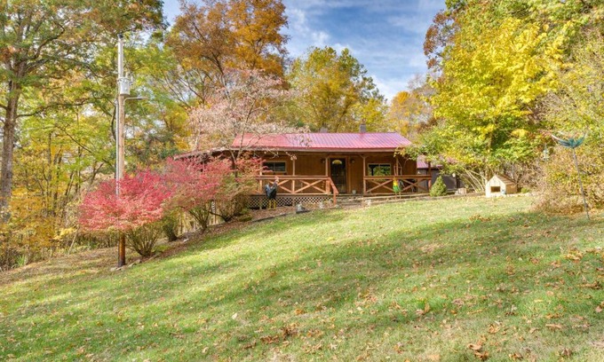 French Lick House | French Lick Getaway with Deck, Grill and Fire Pit!