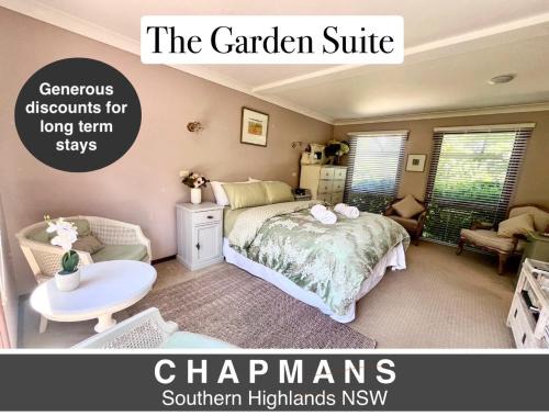 Moss Vale Bed & Breakfast | French Provincial The Garden Suite at Chapmans incl Breakfast & Golf