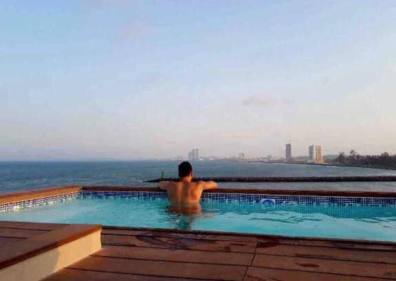 Boca del Rio Apartment | FRENTE PLAYA vista al mar, PISCINA DE USO EXCLUSIVO