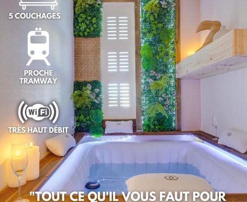 Bruges Apartment | Fridhome Jacuzzi Parking Wifi Fibre 2MIN Tram