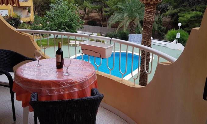 Coveta Fuma Apartment | Front Line Apartment with Pool and Sea Views