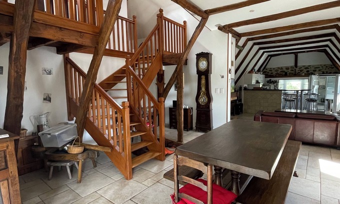 Lacroix-Barrez House | Fully restored stone and slate barn in a typical village