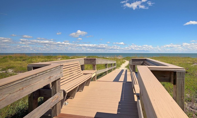 Cocoa Beach Condo | Fully Updated, Ground Floor Luxury Condo, Great Ocean View - Unit 49