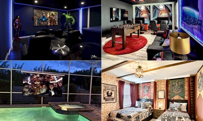 Davenport House | FUN+2 Theaters+2 Game Rms+Themed BRs+Pool & Spa