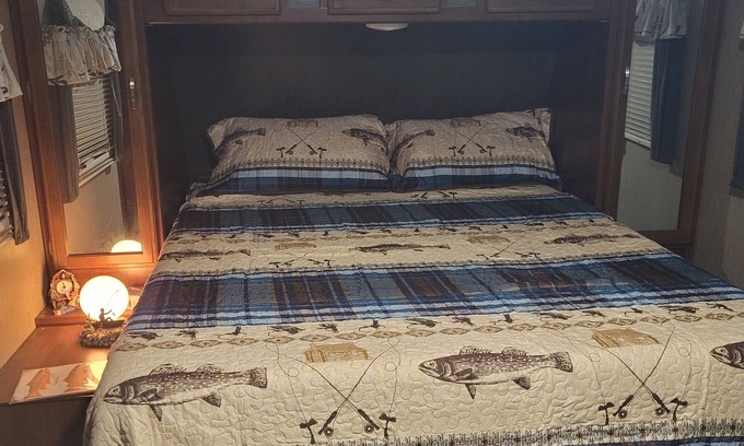 Kempner House | Fun Fly fisherman theme RV with AC