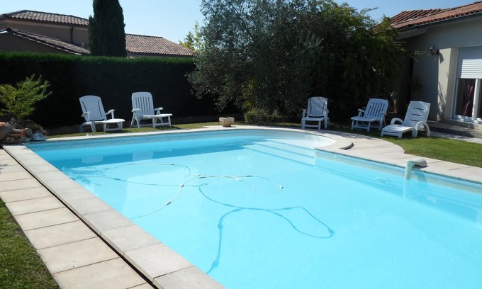 Bias Villa | Furnished one-storey villa with 8 sleepings with a private pool