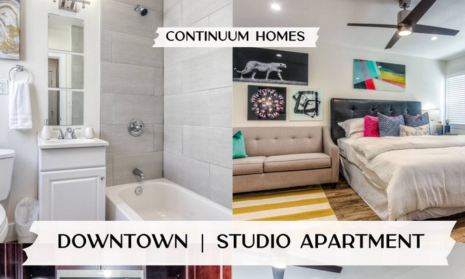 East Village Apartment | Furnished Studio APT | Downtown Long Beach | King Bed | WiFi | Extended Stay