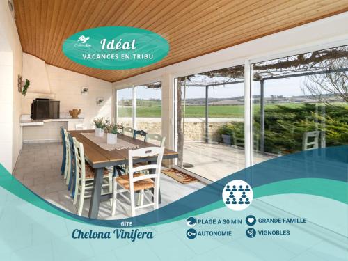 Saint-Ciers-du-Taillon House | "Gîte Chelona Vinifera" par Chelona'Loc - jusqu'à 10 personnes - calme - campagne