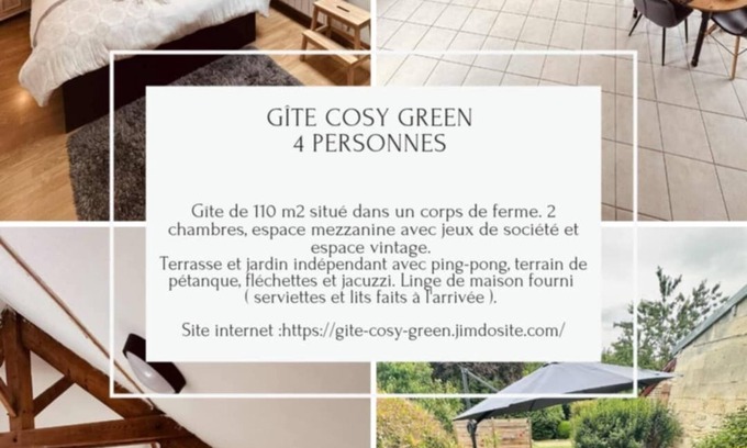 Chevincourt House | Gîte Cosy Green 110 m2