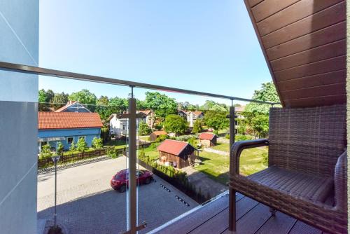 Juodkrante Apartment | Gėlių terasos - studija su balkonu