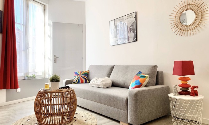 Quartier Chorier-Berriat Apartment | #G4 | Petit Paris 💋 | Quiet, fully-equipped studio