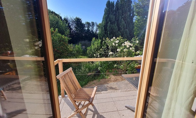 Rosenheim Apartment | Garten Ost, 23qm mit Terrasse, bis Max. 2 Personen