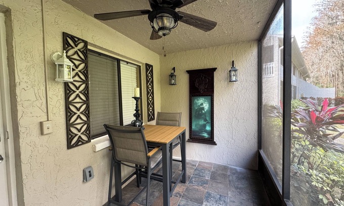 Lutz Condo | Gasparilla Villa E-3 in Paradise Lakes NUDIST Community