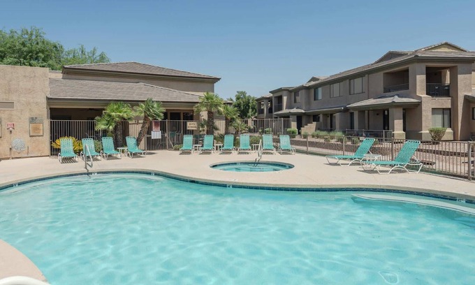 Fox Crossing House | Gated Ocotillo Townhouse, heated pool & spa, BBQ