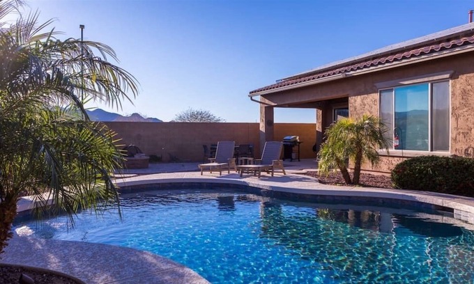 Surprise Farms House | Gated spacious oasis w/ pool, BBQ, huge kitchen