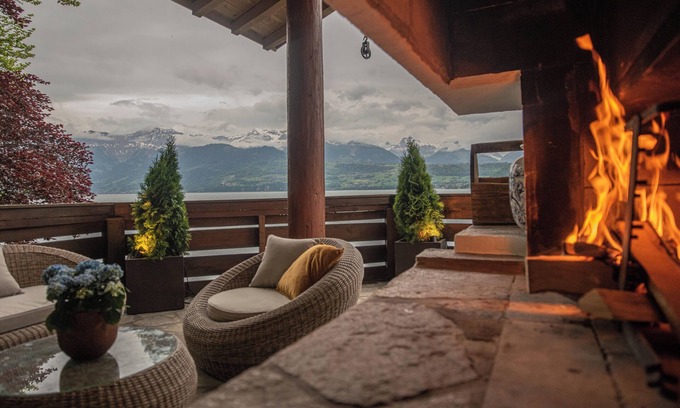 Sigriswil Ski Chalet | Gemütliches Chalet mit Panoramasicht auf See und Berge