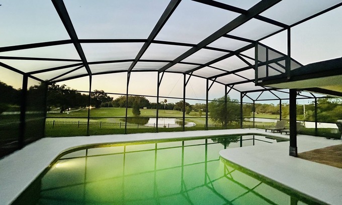 Lake Mary House | Generations Gateway - King bedroom Suite, Sauna, and Screened in Pool.