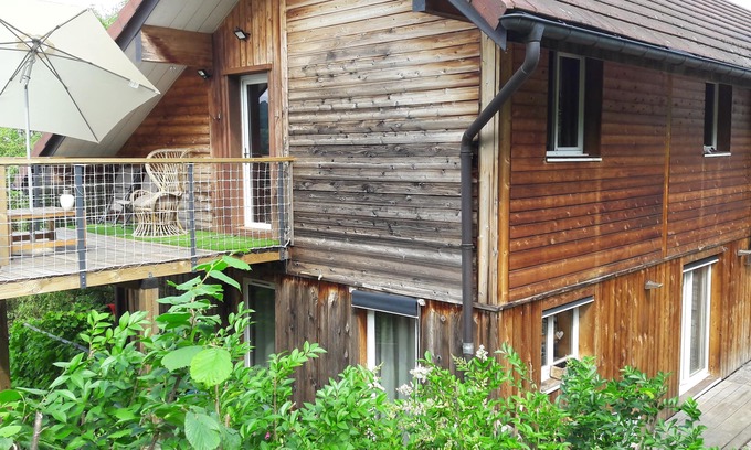 Montigny-les-Arsures Apartment | Gite au figuier - studio Duplex 2/4 people