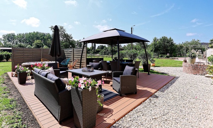 Nouvion-et-Catillon House | Gite des Petits Pavés - Maison avec Jacuzzi