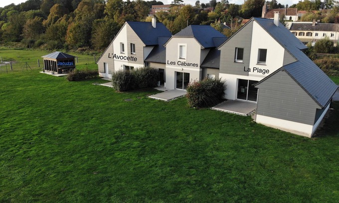 Grand-Laviers House | GITE ET SPA LES CABANES 1 à 4 PERS, BAIE DE SOMME