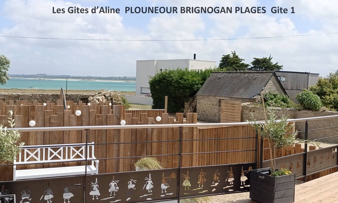 Plouneour-Brignogan-Plages House | GITE 50M FROM THE SEA PLOUNEOUR TREZ COTE DES LEGENDES PLOUESCAT FINISTERE BRETAGNE