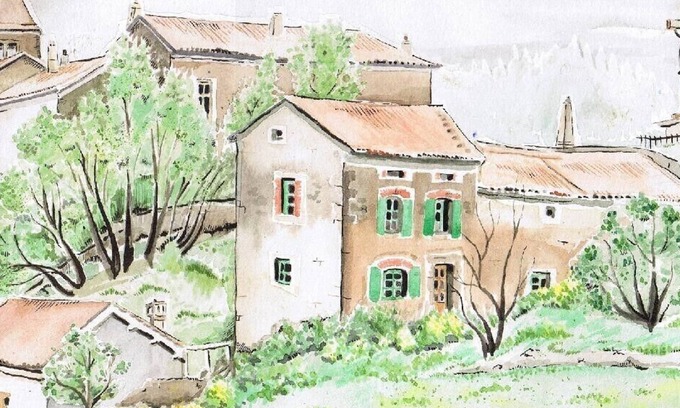 Chanteuges House | Gîte le Pigeonnier des Lilas in the Allier gorges