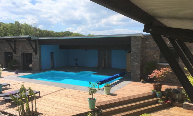 Dampierre Cottage | Gîte RANCH 38 m2 with terrace, heated pool, SPA and sauna