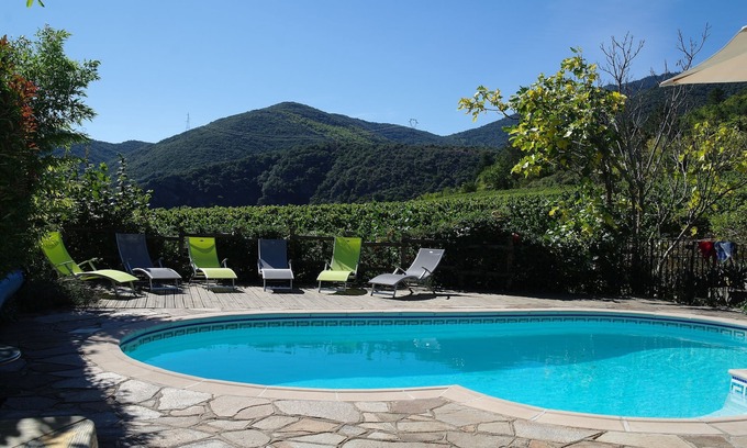 Mons Villa | Gite with Private Pool and Sensational Mountain Views