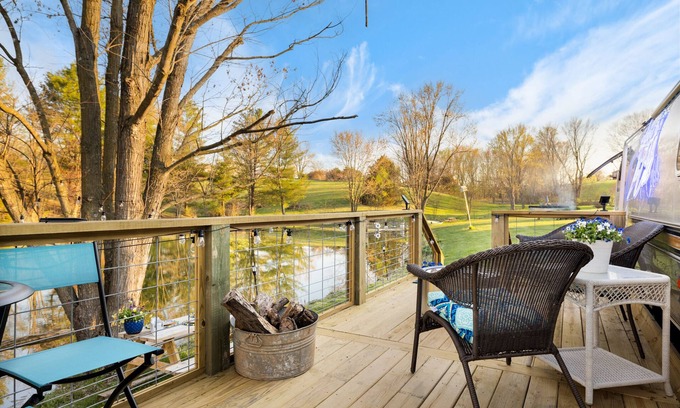 New Market House | Glamping adventure at the base of the Blue Ridge. Pet friendly, close to it all.