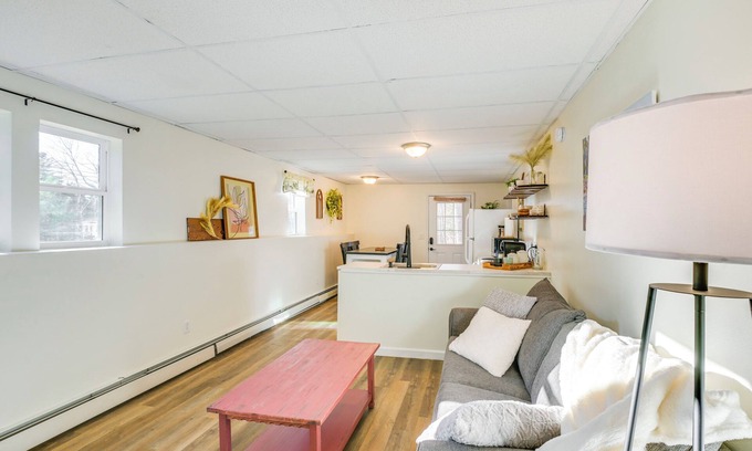 Glenburn Apartment | Glenburn Getaway w/Fire Pit: Near Trails!