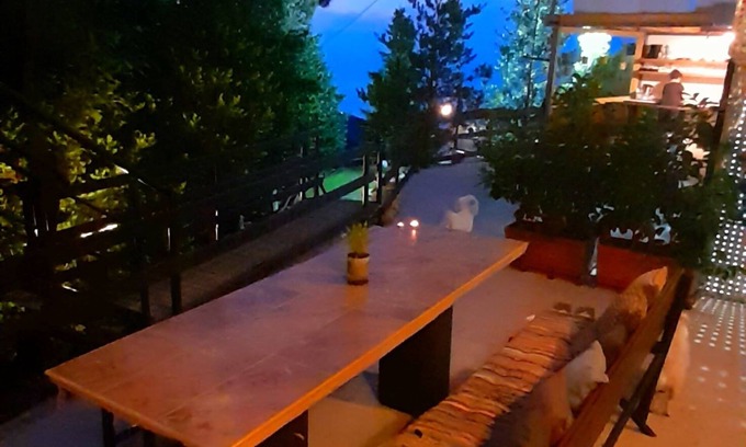 Anilio Villa | Golden Mountain in Anilio Pelion has an outdoor swimming pool and a garden