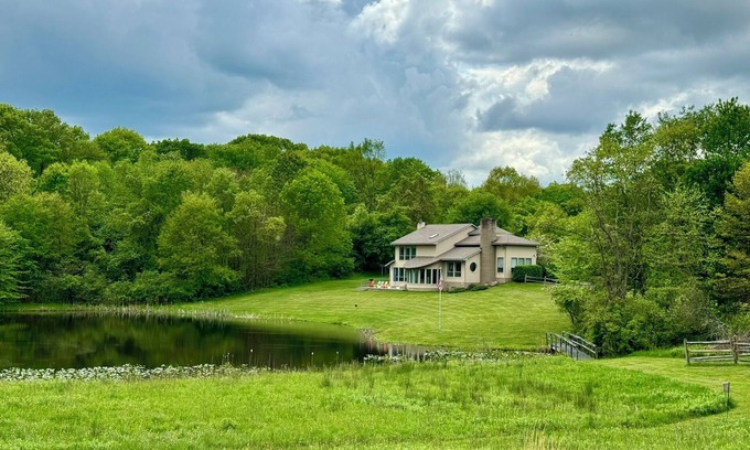 Grove City Other | Gorgeous Rural Escape on 14 Acres with Pond