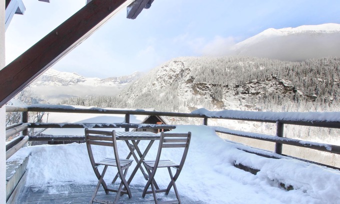 Les Houches Apartment | Grand Balcon 1 - Télécabine Bellevue - Vue Mont-Bl