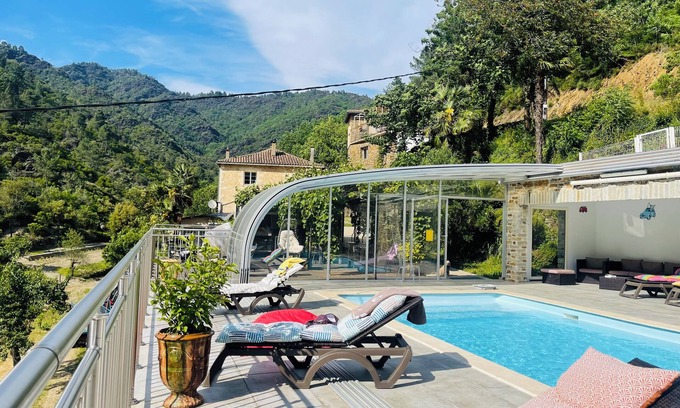 Saumane Other | Grand Gîte au Cœur du Parc National des Cévennes Piscine Couverte et Chauffée