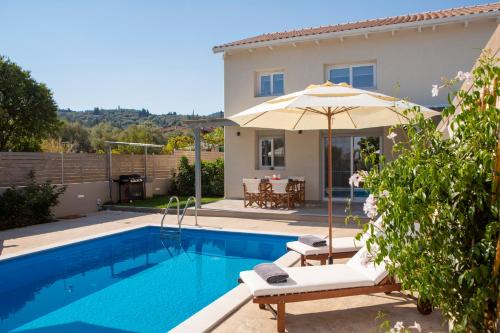 Apolpaina Villa | Grappolo Lefkada Villas - Villa Vertzami just 2 km from Lefkada town