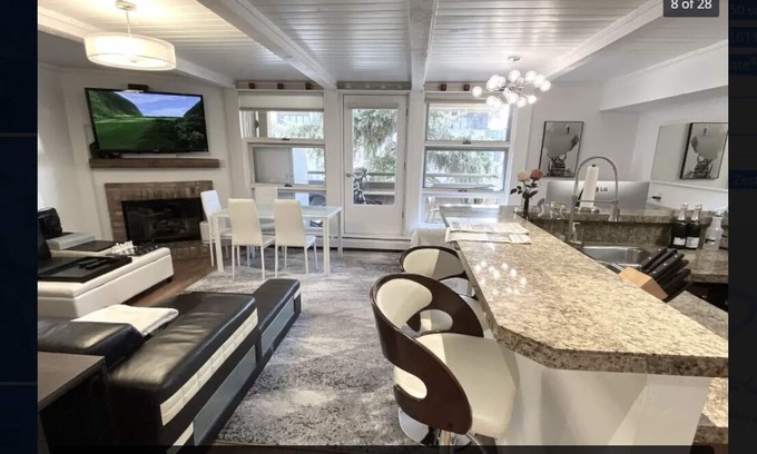 Aspen Condo | Great Aspen location! Mountain VIEWS! Free SKI shuttle. Fireplace, Hot Tub.