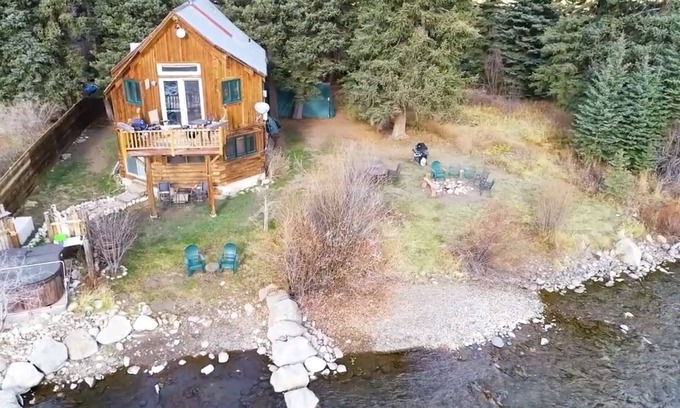 Crested Butte South House | Great fishing spot 7 mi from CB. Private riverfront cabin that's dog friendly