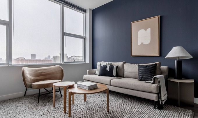 The Loop Apartment | Great South Loop 1BR w/Games & Pool, nr Park & Train, by Blueground