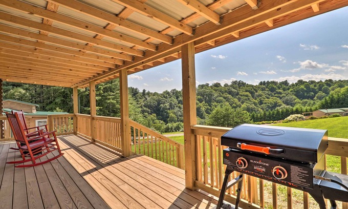 Sparta Cabin | Grill & River Access: Tiny Cabin in Sparta!