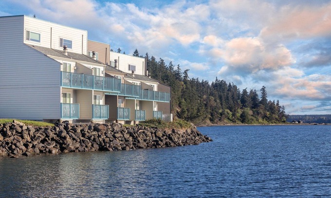Adelma Beach Resort | Grill up some salmon and look out over the bay!