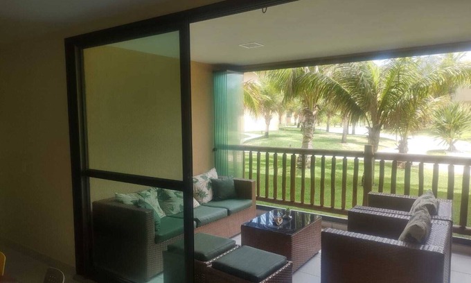 Pecém Apartment | Ground floor apartment, in the VG Sun condominium. Condominium right on the sand.